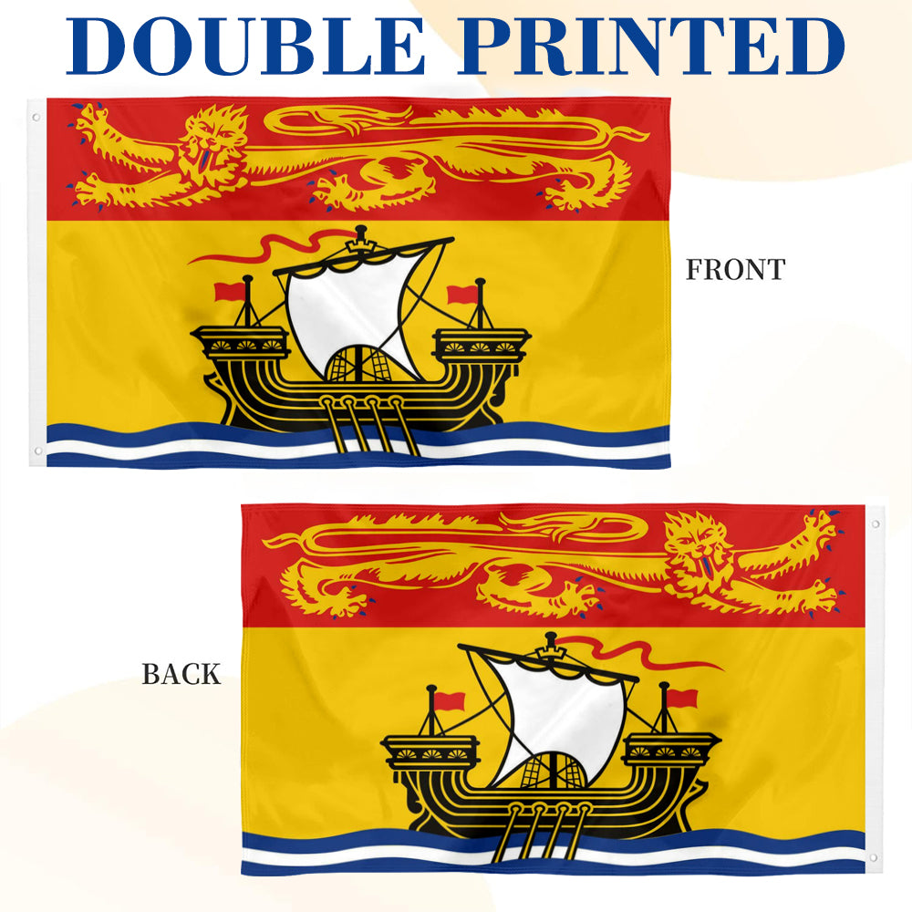 New Brunswick (Canada) flag 3x5ft Banner Man Cave