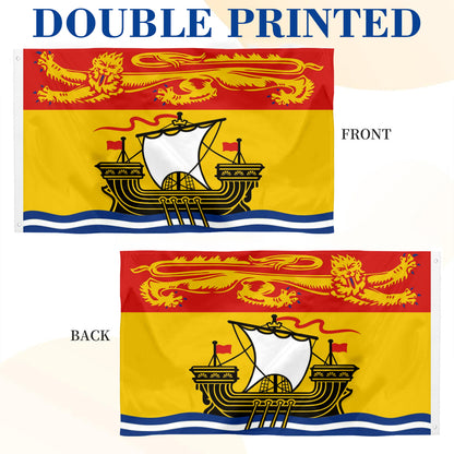 New Brunswick (Canada) flag 3x5ft Banner Man Cave