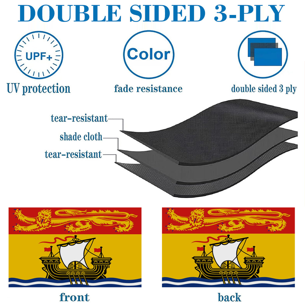 New Brunswick (Canada) flag 3x5ft Banner Man Cave
