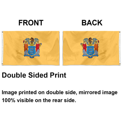 New Jersey State flag 3x5ft banner man cave