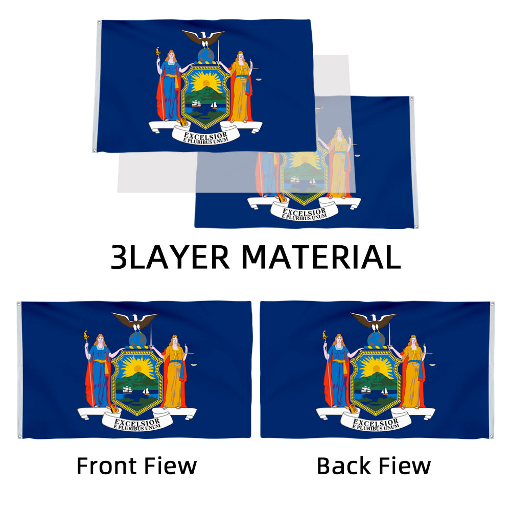 New York State flag 3x5ft banner man cave