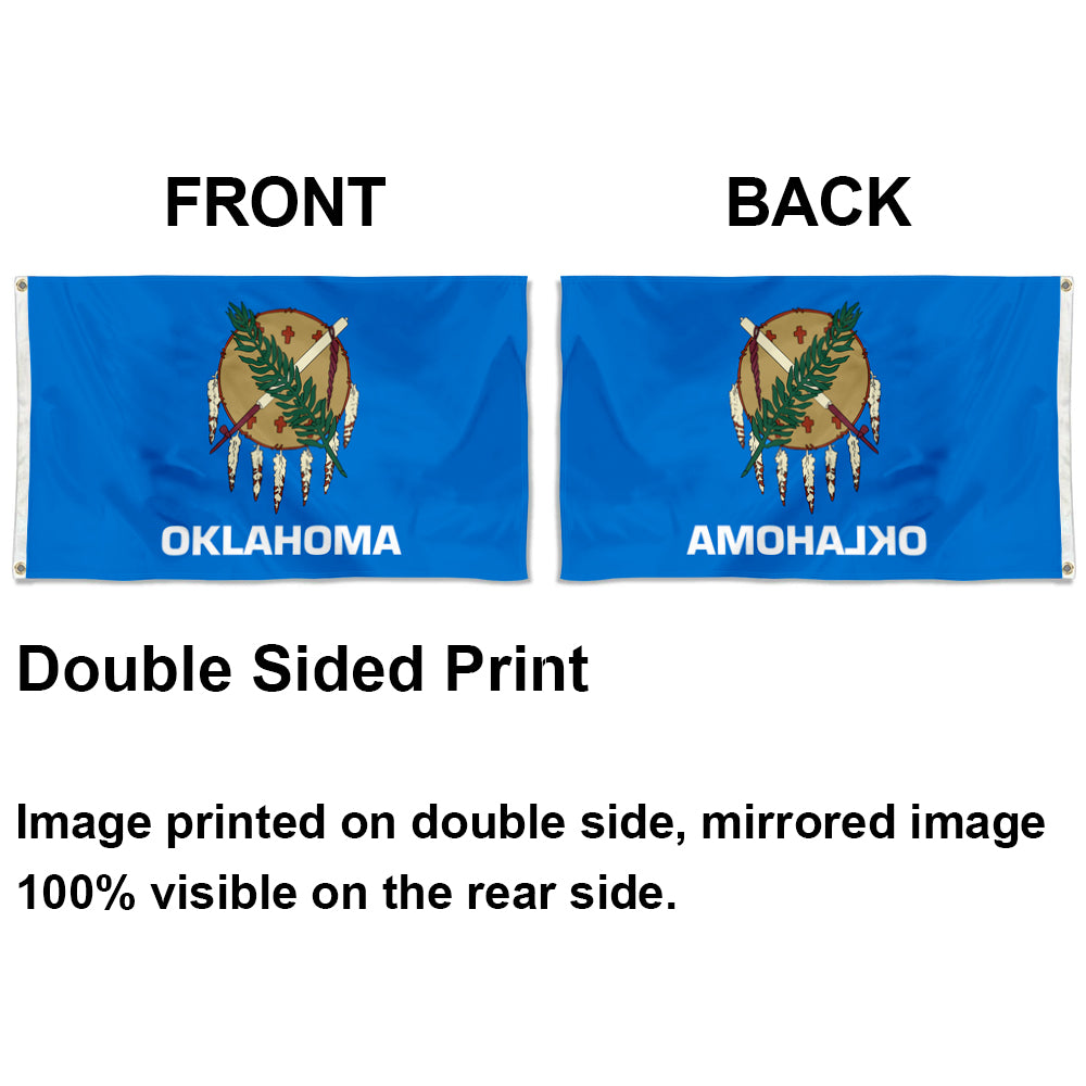 Oklahoma State flag 3x5ft banner man cave