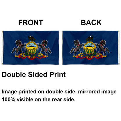 Pennsylvania State flag 3x5ft banner man cave