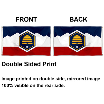 Utah State flag 3x5ft banner man cave