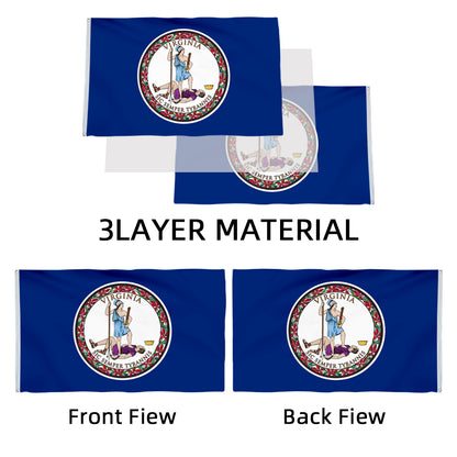 Virginia State flag 3x5ft banner man cave