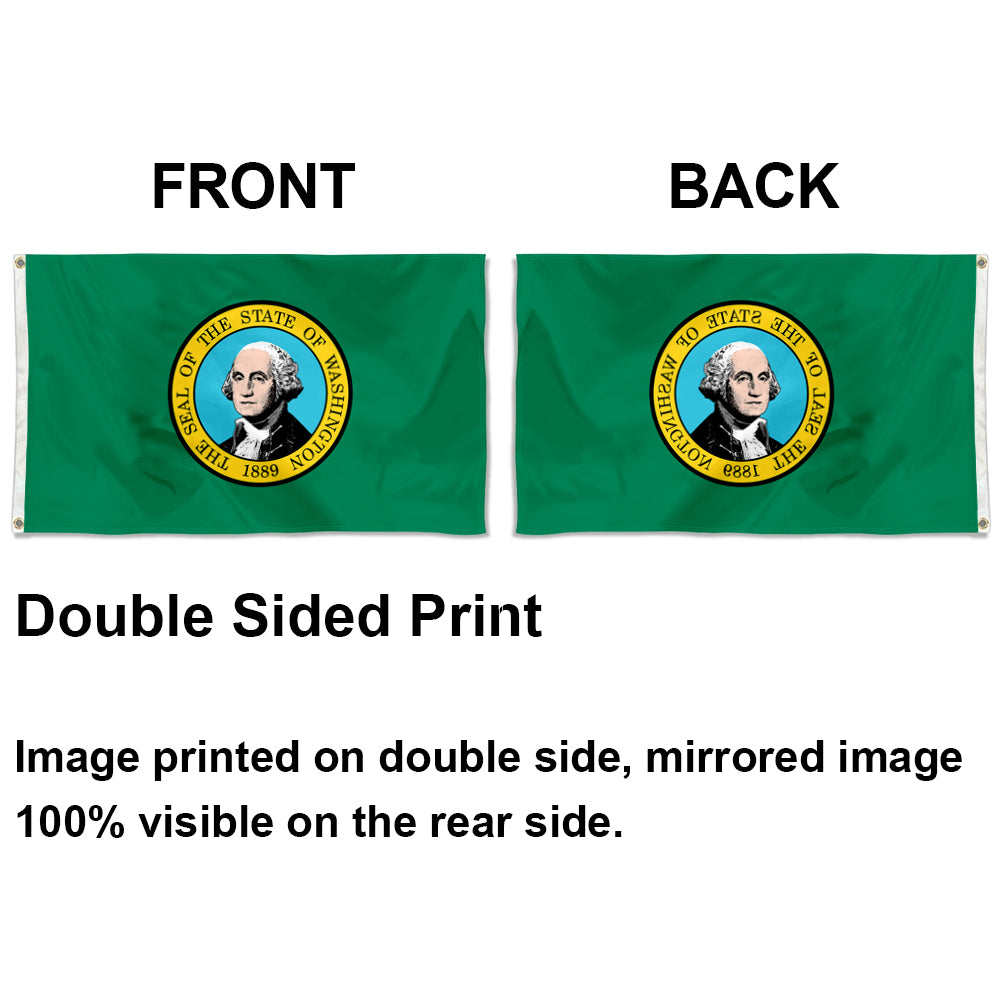 Washington State flag 3x5ft banner man cave