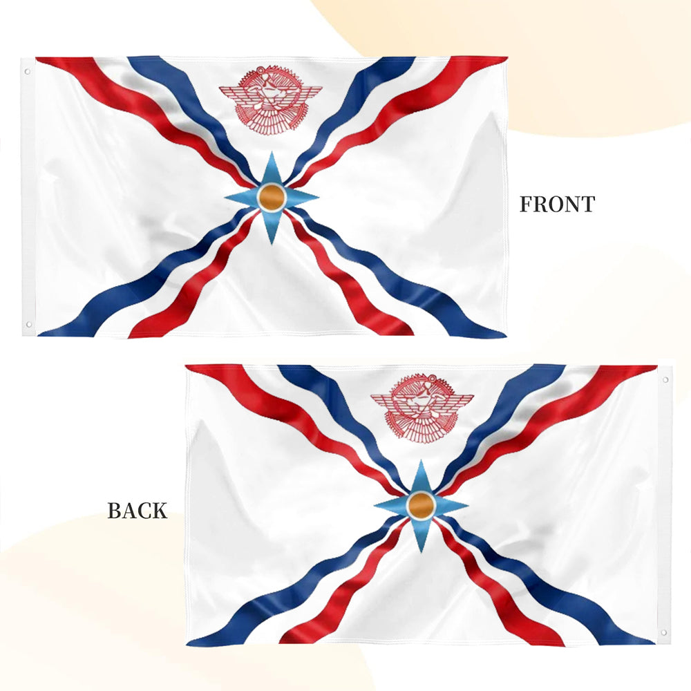 Assyrian People flag 3x5ft banner man cave