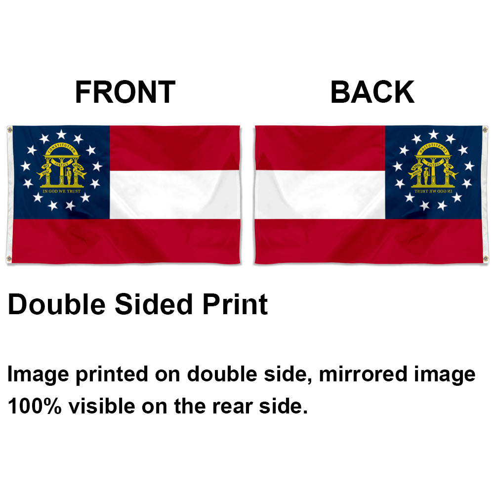 Georgia State flag 3x5ft banner man cave