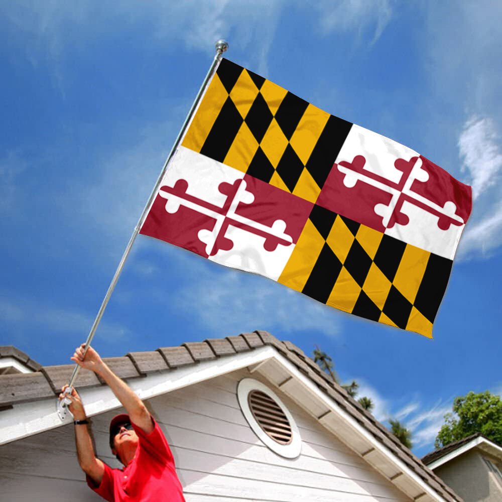 Maryland State flag 3x5ft banner man cave