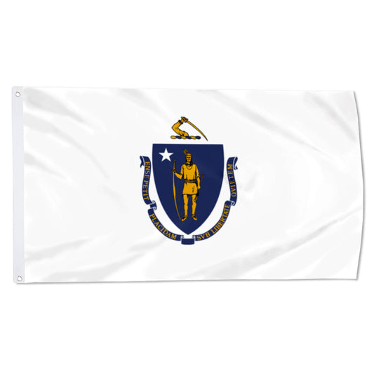 Massachusetts State flag 3x5ft banner man cave