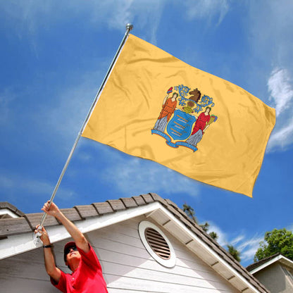 New Jersey State flag 3x5ft banner man cave