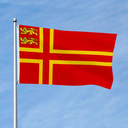 Normandy (Olaf & Leopards) Historical flag 3x5ft Banner Man Cave