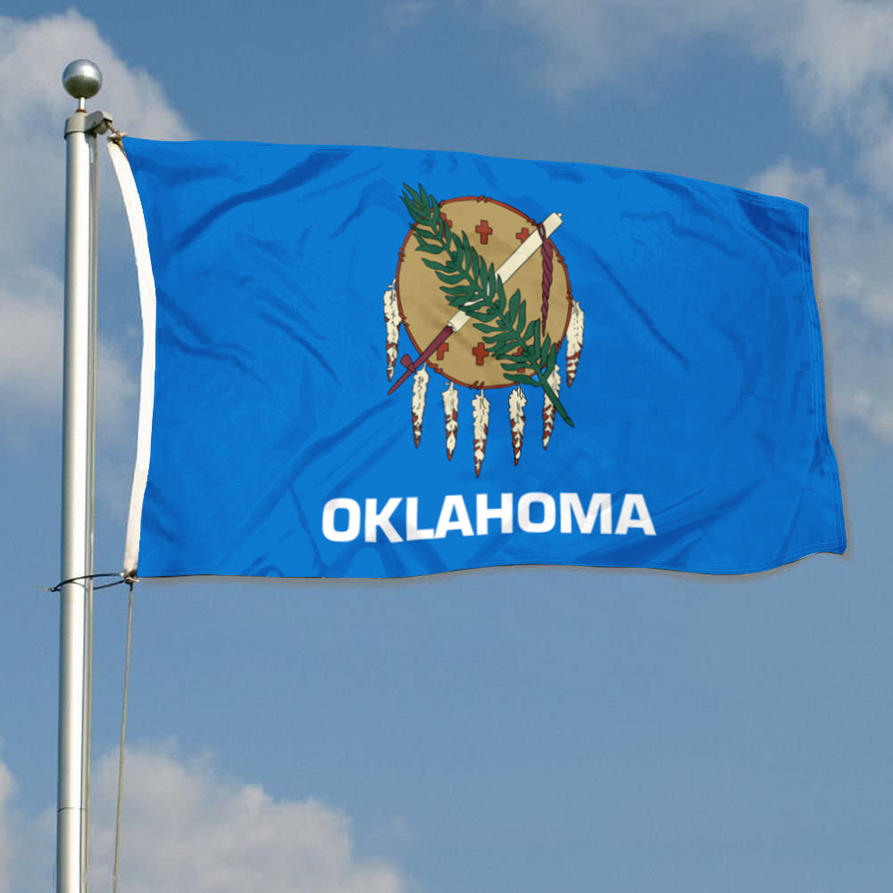 Oklahoma State flag 3x5ft banner man cave