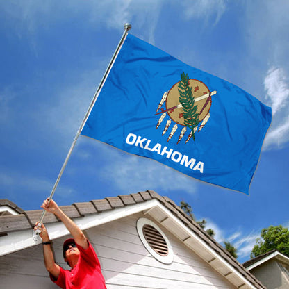 Oklahoma State flag 3x5ft banner man cave