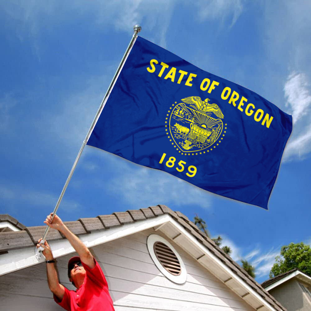 Oregon State flag 3x5ft banner man cave