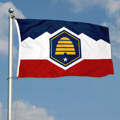 Utah State flag 3x5ft banner man cave
