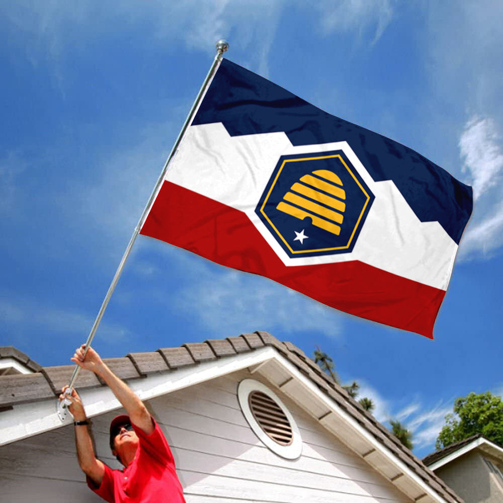 Utah State flag 3x5ft banner man cave