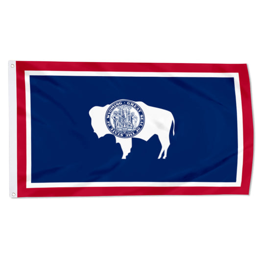 Wyoming State flag 3x5ft banner man cave