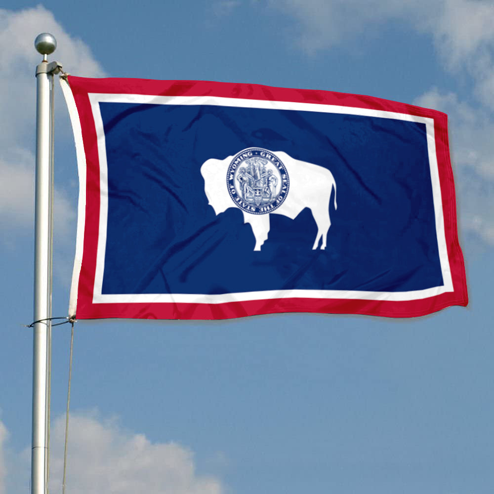 Wyoming State flag 3x5ft banner man cave