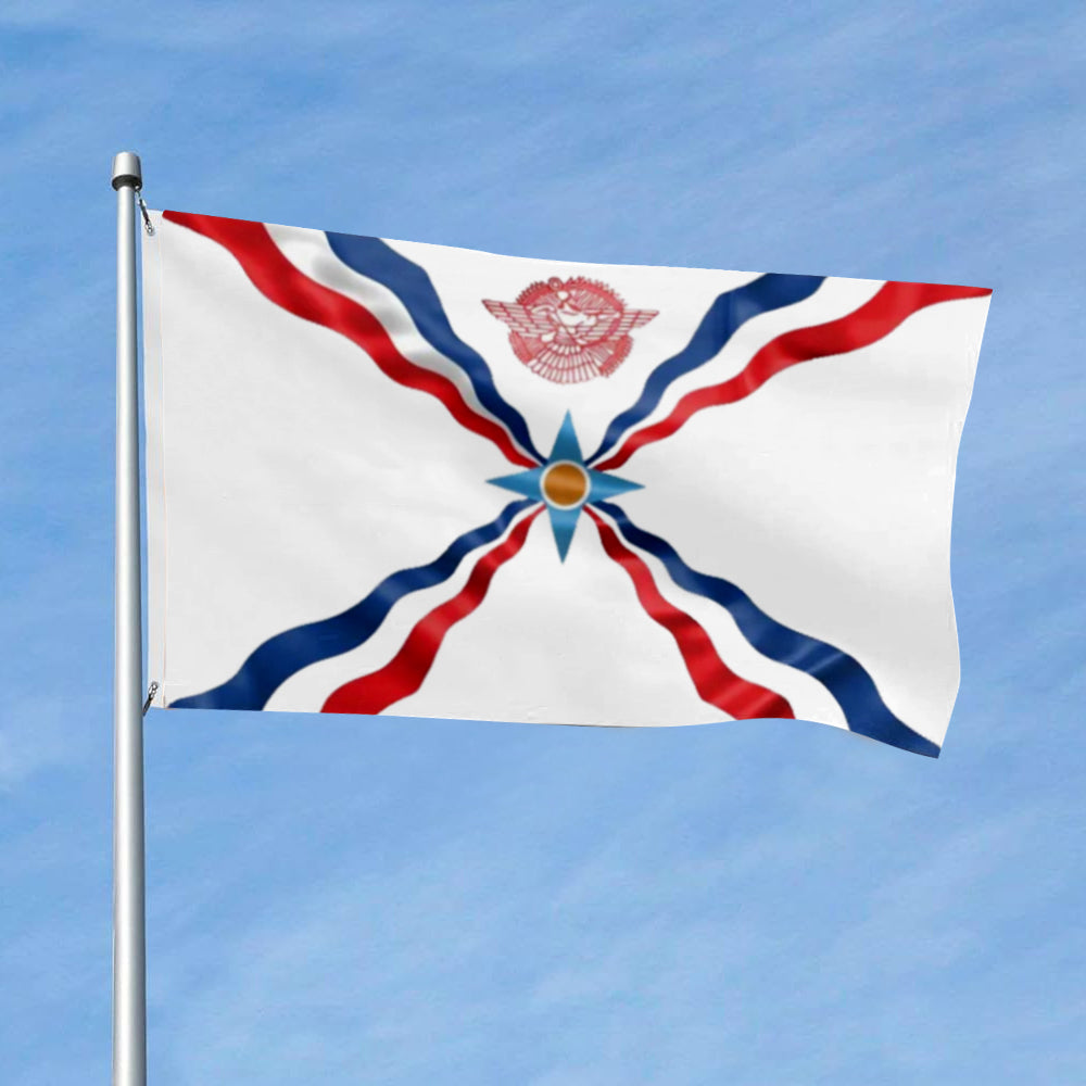 Assyrian People flag 3x5ft banner man cave