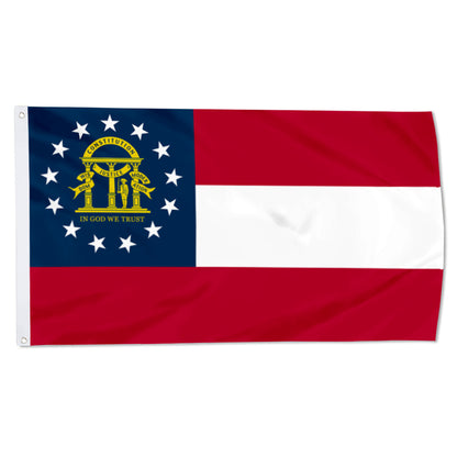 Georgia State flag 3x5ft banner man cave