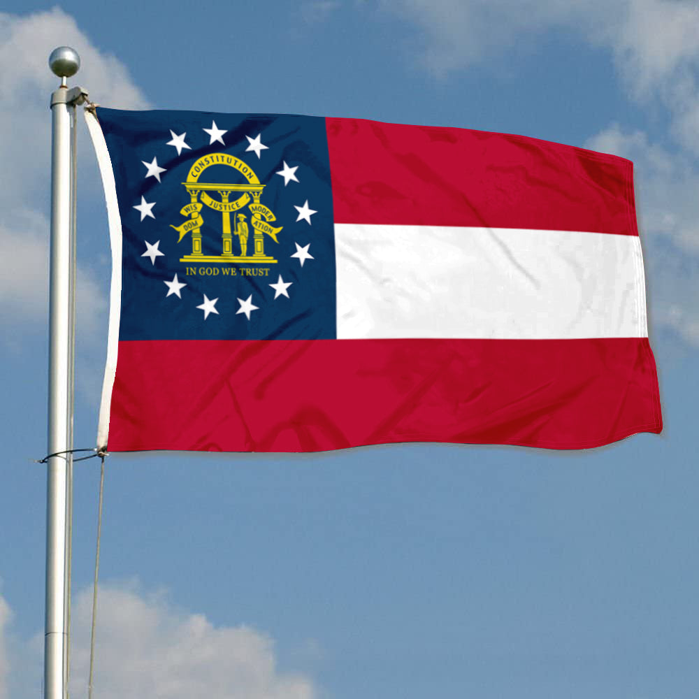 Georgia State flag 3x5ft banner man cave