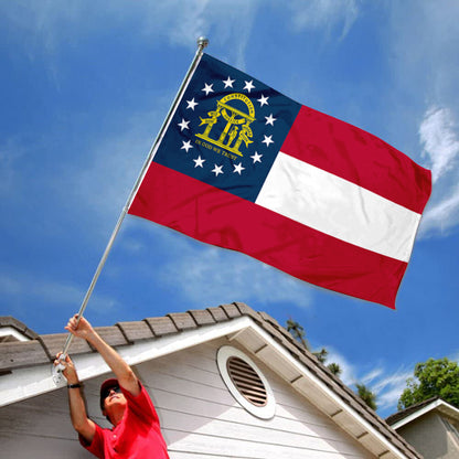 Georgia State flag 3x5ft banner man cave