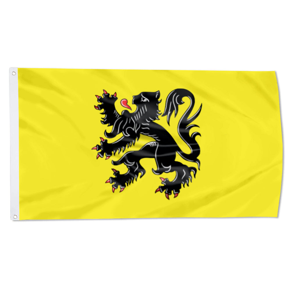 Flanders Lion flag 3x5ft banner man cave