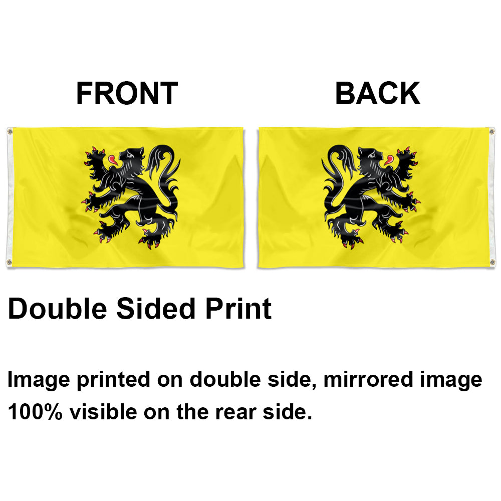 Flanders Lion flag 3x5ft banner man cave