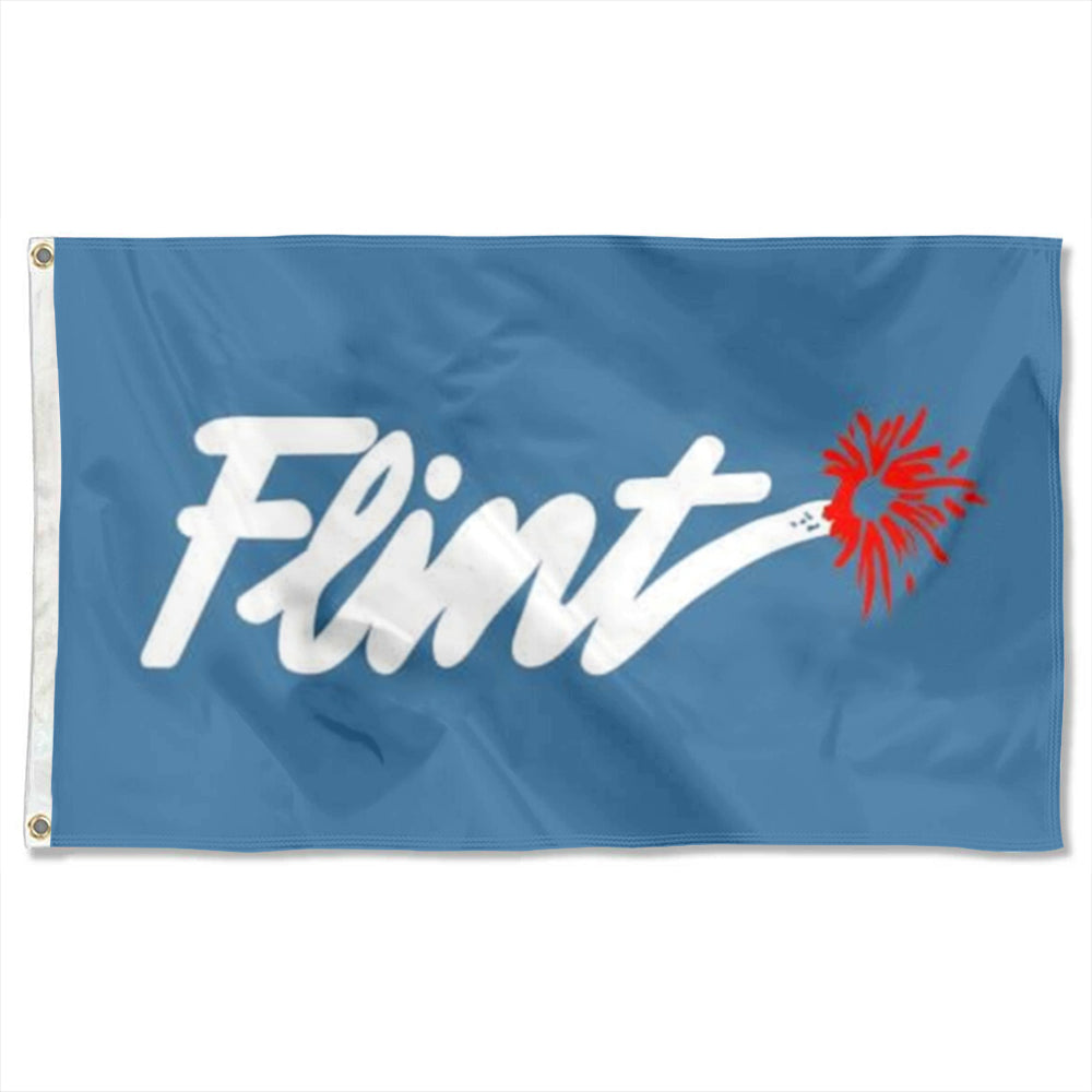 Flint (Michigan) City Theme flag 3x5ft banner man cave