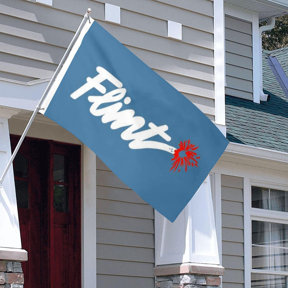 Flint (Michigan) City Theme flag 3x5ft banner man cave