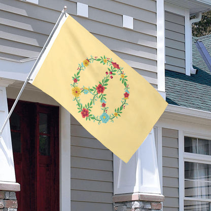 Flower Peace flag 3x5ft banner man cave