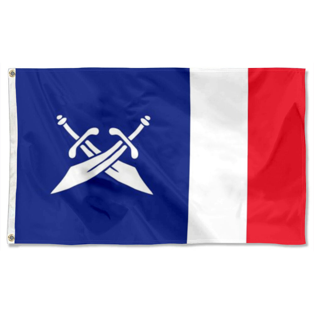 France Pirate flag 3x5ft banner man cave