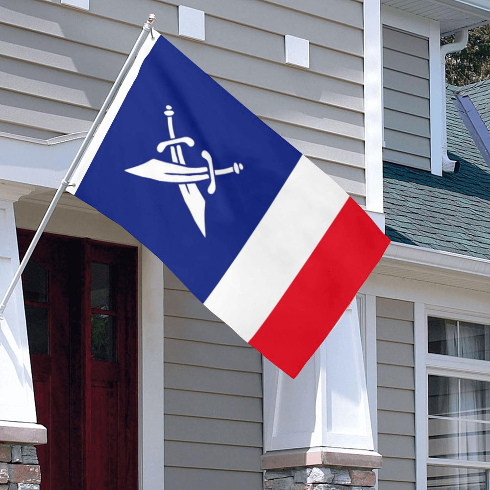 France Pirate flag 3x5ft banner man cave