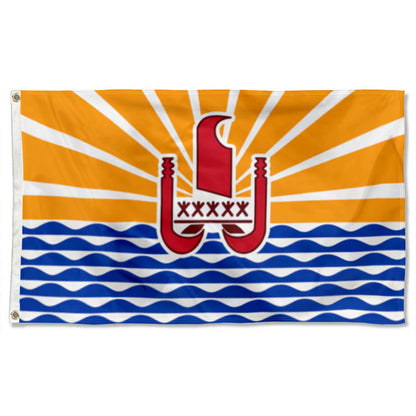 French Polynesia flag 3x5ft banner man cave