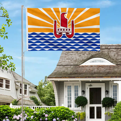 French Polynesia flag 3x5ft banner man cave
