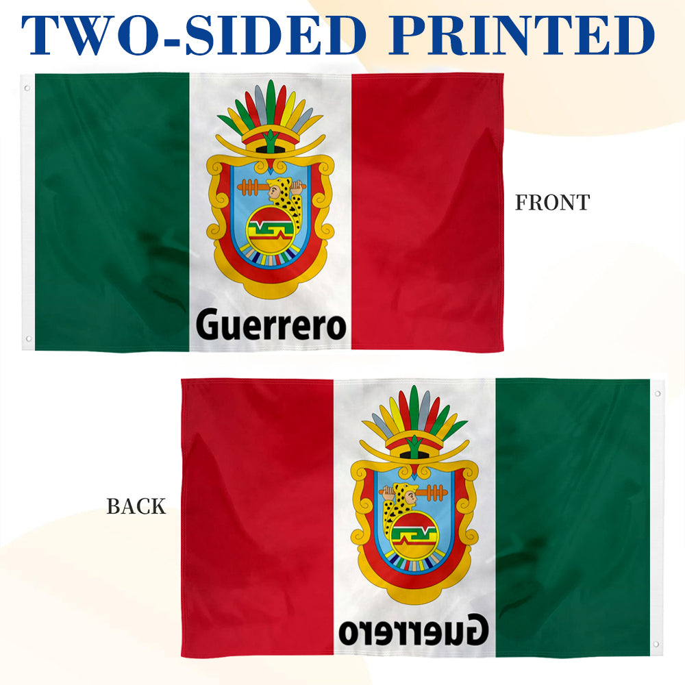 Guerrero (Mexico) State Flag 3x5ft Banner Man Cave