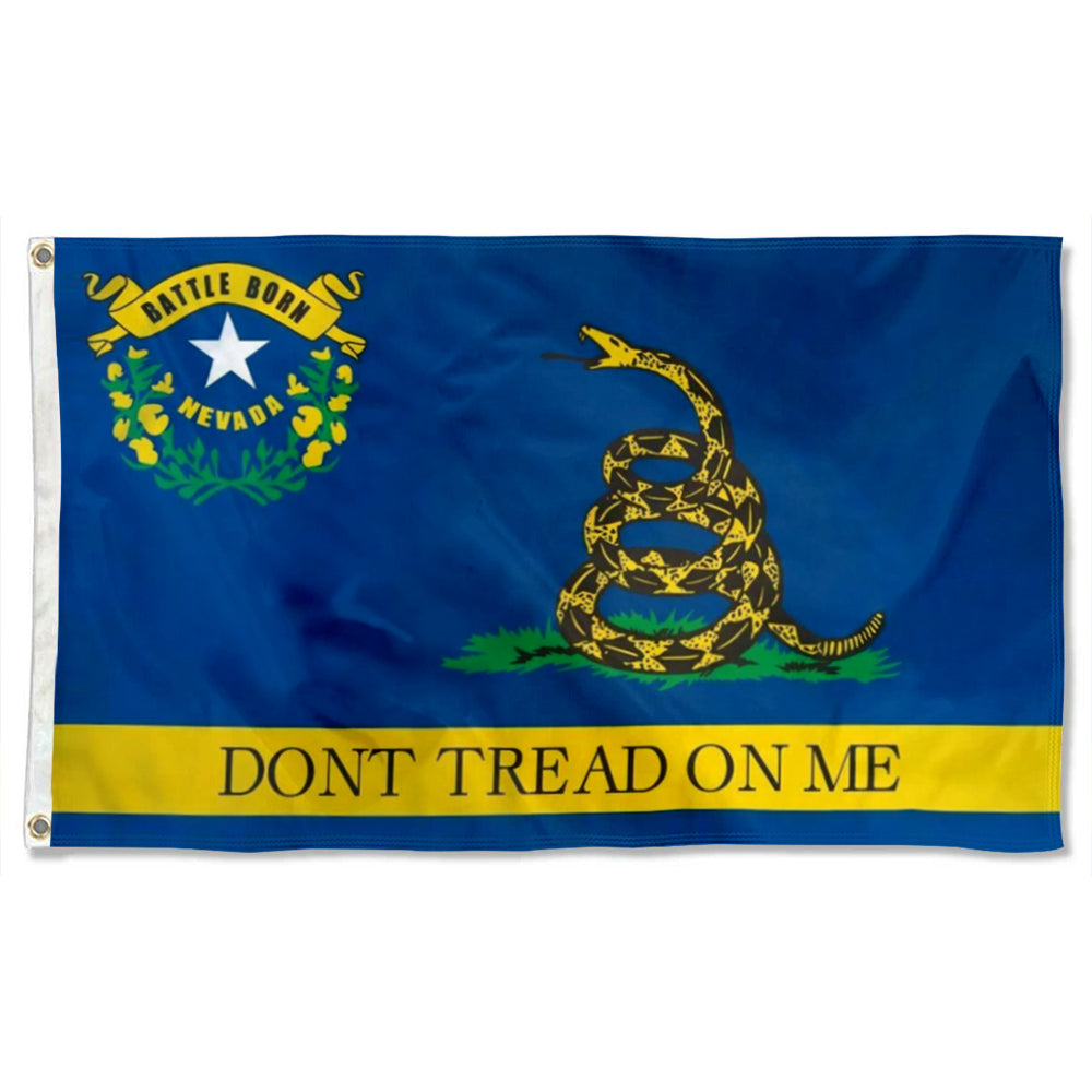 Gadsden flag Nevada Gadsden Don’t Tread On Me flags 3x5ft banner man cave