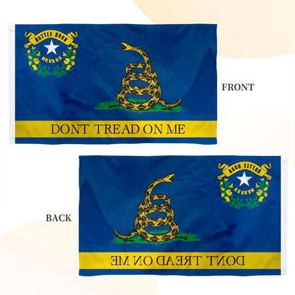 Gadsden flag Nevada Gadsden Don’t Tread On Me flags 3x5ft banner man cave