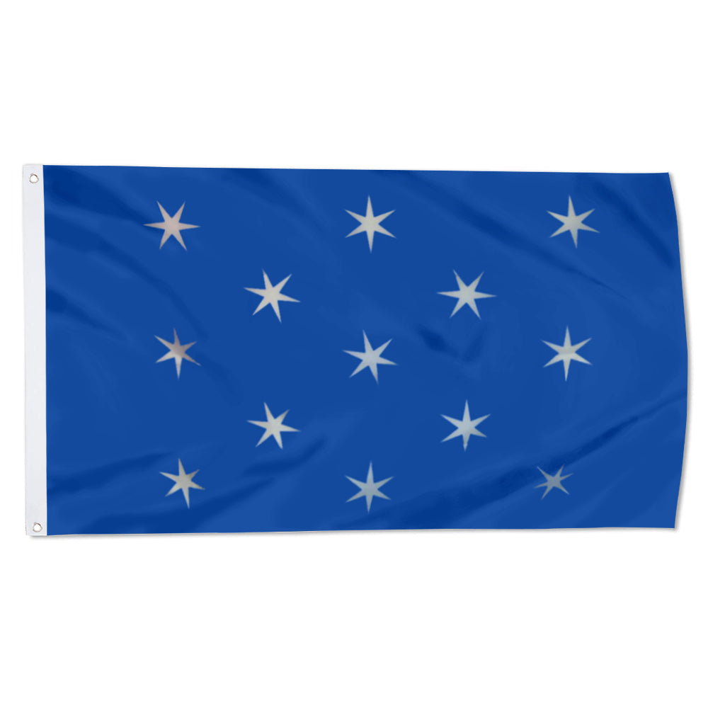 George Washington's Headquarters Flag (1775): 3x5ft Man Cave American Revolutionary War Retro Style Decor Banner