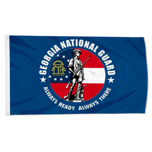 Georgia National Guard flag 3x5ft banner man cave