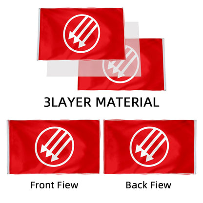 German Eiserne Front # 2 - Iron Front Eiserne Front German Paramilitary Organization flag 3x5ft banner man cave