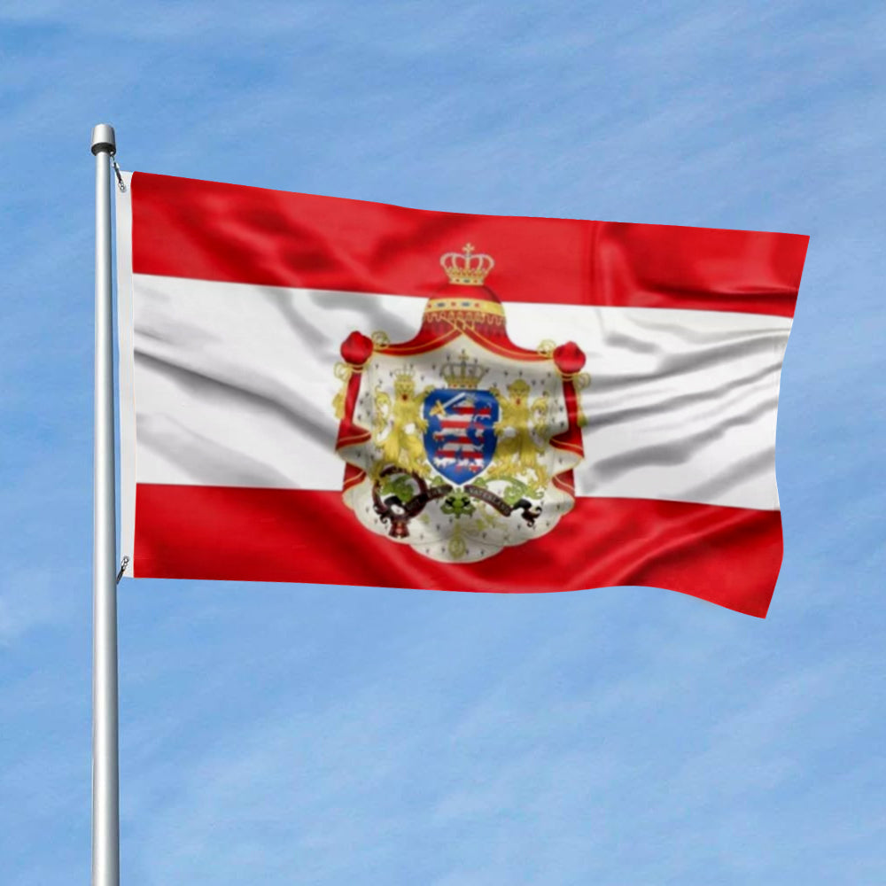 Grand Duchy of Hesse Crest flag 3x5ft banner man cave