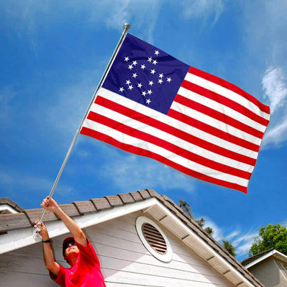 20-Star Historical US Flag (1818-1819): 3x5ft Man Cave American Early Federal Retro Style Decor Banner