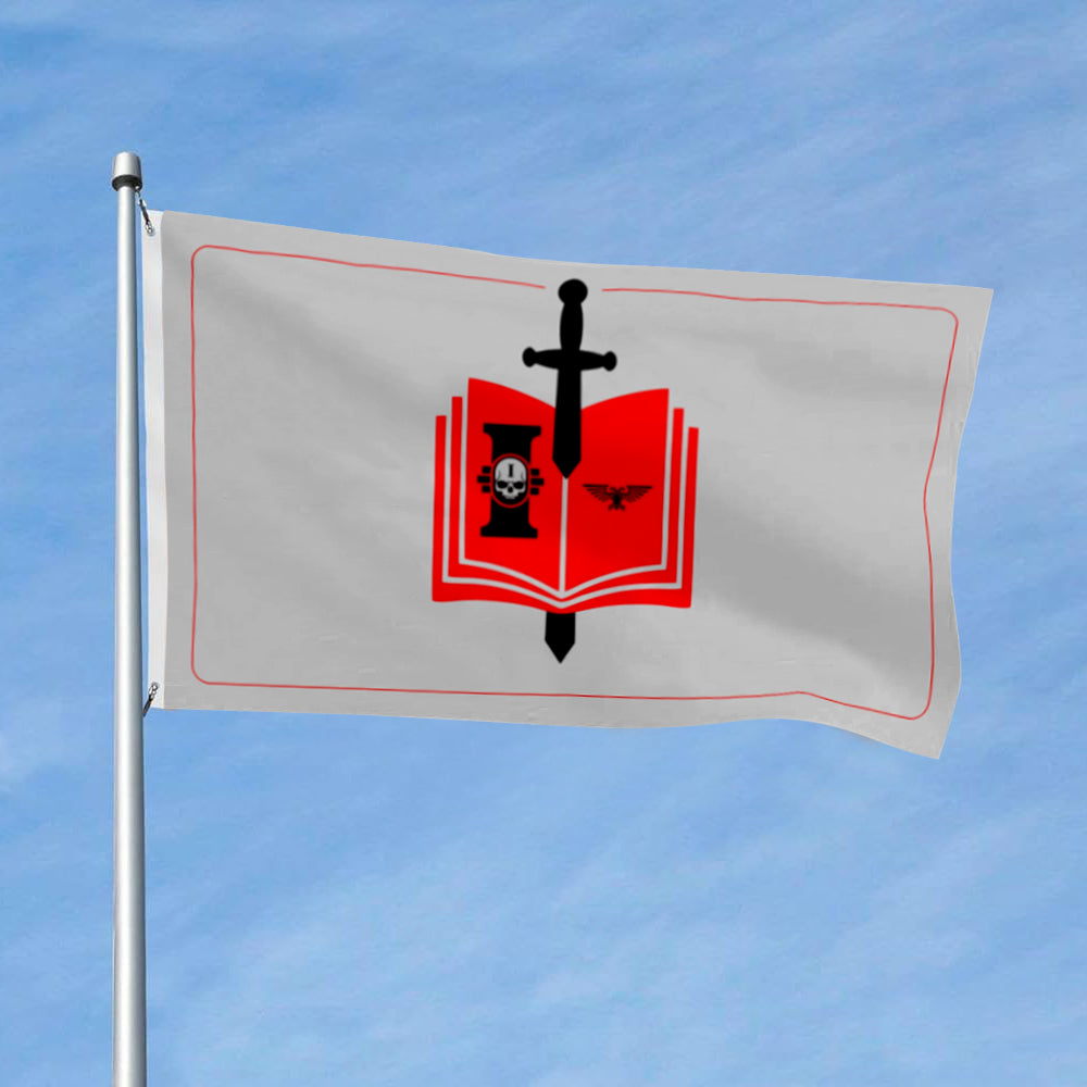 Grey Knights Landscape flag 3x5ft banner man cave