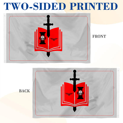 Grey Knights Landscape flag 3x5ft banner man cave