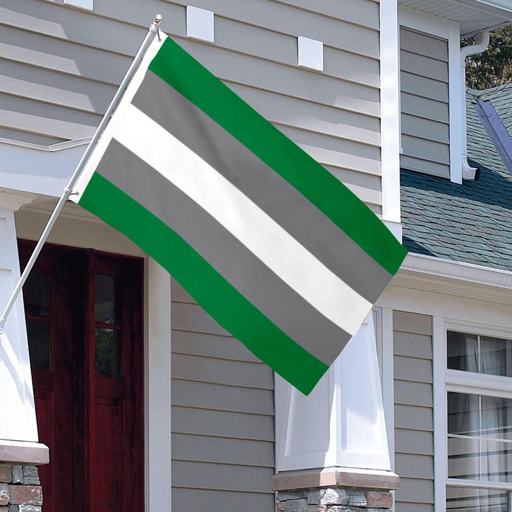 Greyromantic Pride flag 3x5ft banner man cave