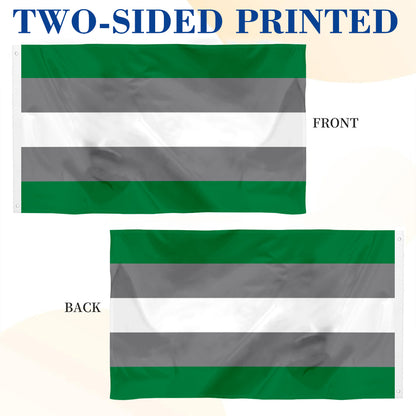 Greyromantic Pride flag 3x5ft banner man cave