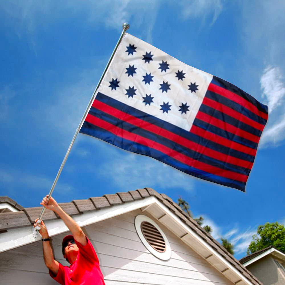 Guilford Courthouse Flag: 3x5ft Man Cave American Revolutionary War Historical Style Decor Banner