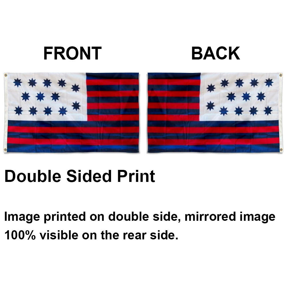 Guilford Courthouse Flag: 3x5ft Man Cave American Revolutionary War Historical Style Decor Banner